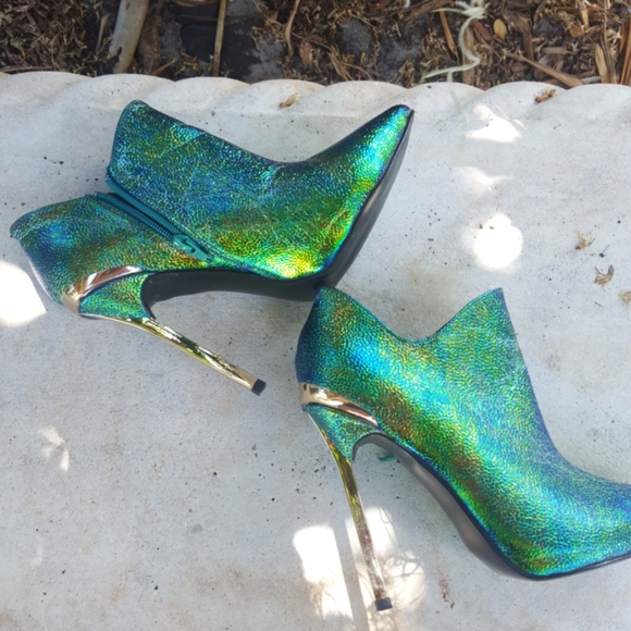 Privileged irredescent ankle boots - Picture 7 of 8